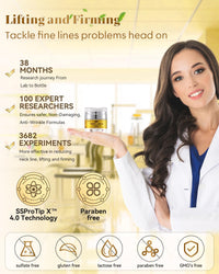 3% Retinol Cream Face Moisturizer, Anti Aging Neck Firming Cream with Collagen