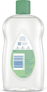 Johnson's Baby Aloe Vera & Vitamin E Gentle Mild Soothing Moisturising Baby Oil 500mL | Leaves skin soft, smooth and well-moisturised|Great as a baby massage oil