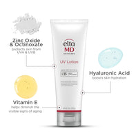 EltaMD UV Lotion Body Sunscreen, SPF 30+ Sunscreen Lotion, Made with Zinc Oxide and Hyaluronic Acid