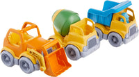 Green Toys Construction Vehicle - 3 Pack - 4C, Multi