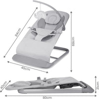 Baby Bouncer Baby Swing for Infants, Baby Rocker and Bouncers with 3 Recline Positions, Sturdy Base, Portable Baby Lounger Seat
