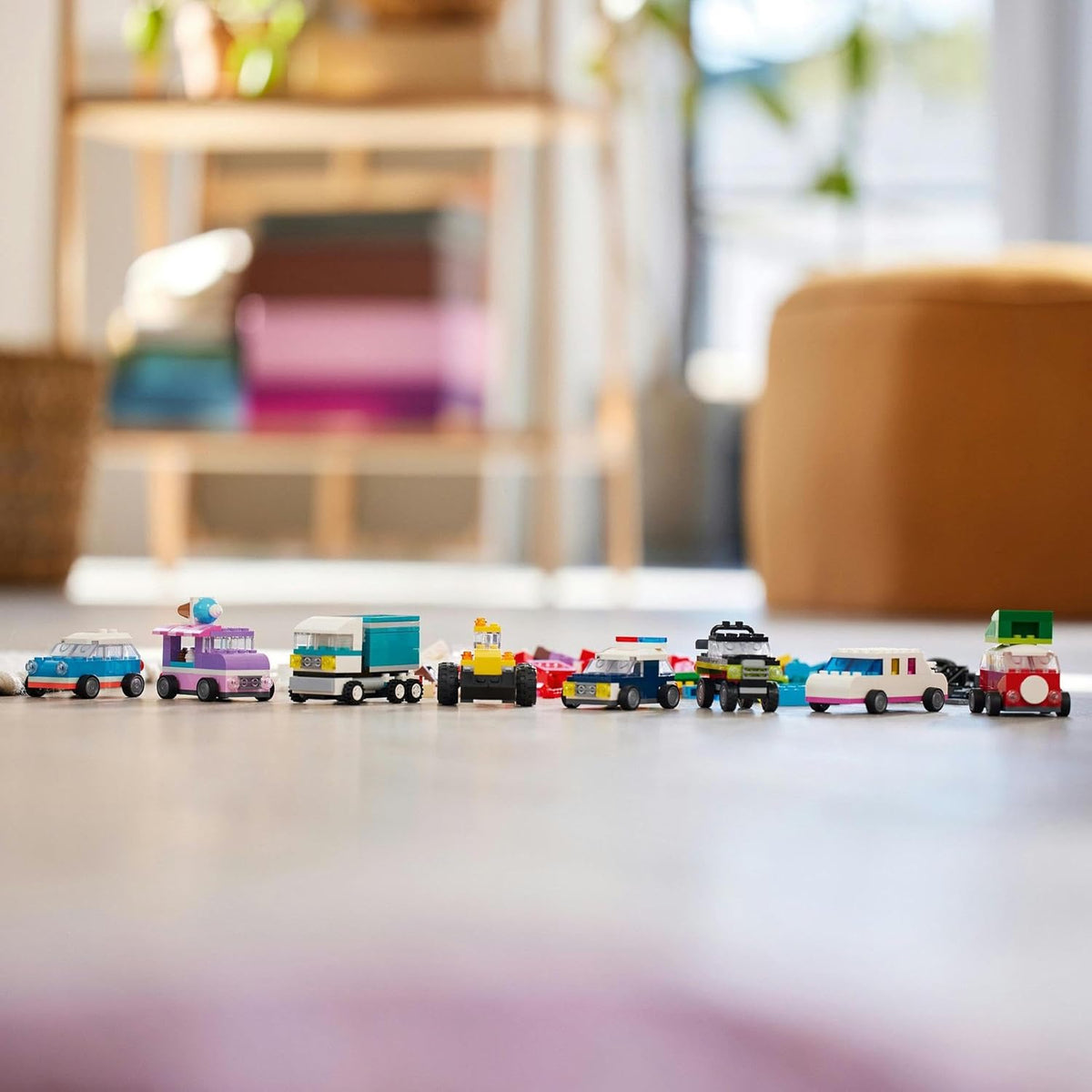 LEGO Classic Creative Vehicles, Colourful Model Car Toys for 5+ Year Old Boys & Girls