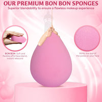 6Pcs Makeup Sponges for Foundation and Blending Powder, Cream and Liquid