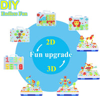 237 Pieces Electric DIY Drill Educational Set, STEM Learning Toys
