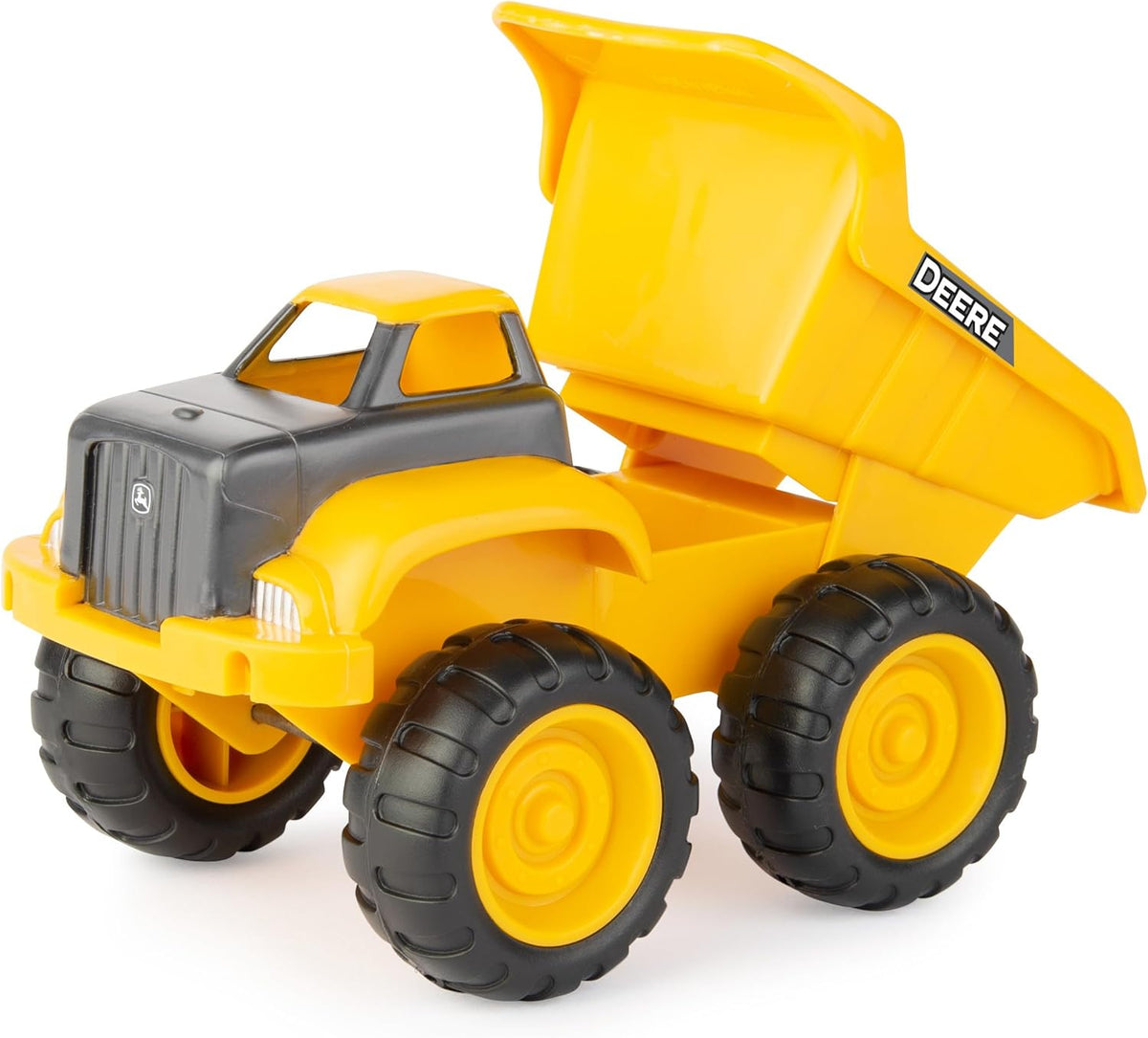 John Deere 6" Construction Vehicle Toys 2 Pack; Dump Truck & Tractor with Loader,Yellow