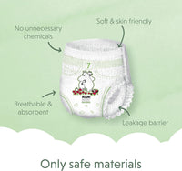 Muumi Baby Nappy Pants Pack of 34, Size 7 X-Large 16-26 kg