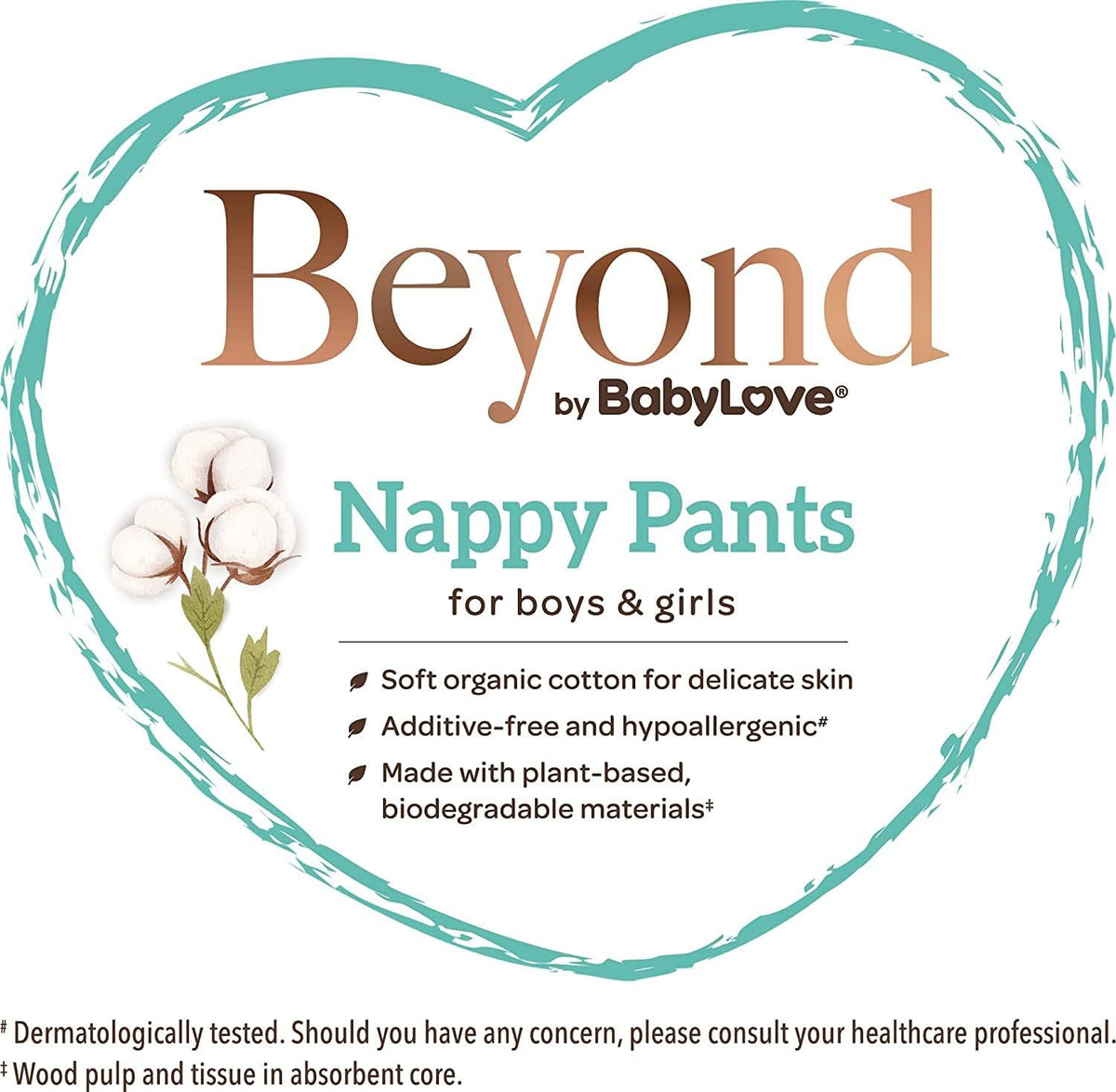 Beyond by BabyLove Nappy Pants Size 4 (9-14kg) | 72 Pieces (2 x 36 Pack)
