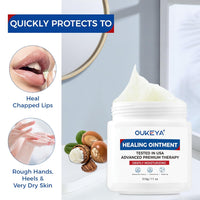 Healing Ointment, Advanced Therapy Skin Protectant,Soothes Cracked Hands and Chapped Lips