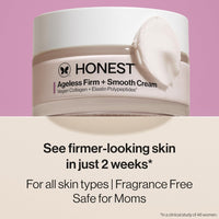 Honest Beauty Ageless Firm and Smooth Cream | Powered by Vegan Collagen and Elastin Polypeptides