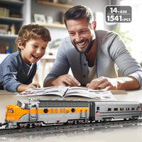 Mould King 12018 Train Building Block Model, MOC Building Set to Build, Gift Toy for Kids Age 8+