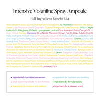 d'alba Piedmont Intensive Vegan Volufiline Spray Ampoule, premium elasticity care treatment, 50,000ppm Volufiline ampoule, ultimate skin-firming, 1.69 fl.oz
