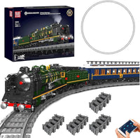 Mould King 12025 Orient Express Steam Locomotive Train Terminal Building Set,Remote Control Train Model Block Kit, STEM Toy to Build for Boys Girls Aged 8+ 3898pcs