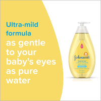 Johnson's Head-to-Toe Gentle Tear-Free Baby & Newborn Wash & Shampoo, 27.1 fl. Oz (Pack of 2)