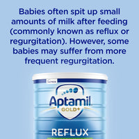 Aptamil Gold+ Reflux Premium Infant Formula, From Birth to 12 Months, 900g