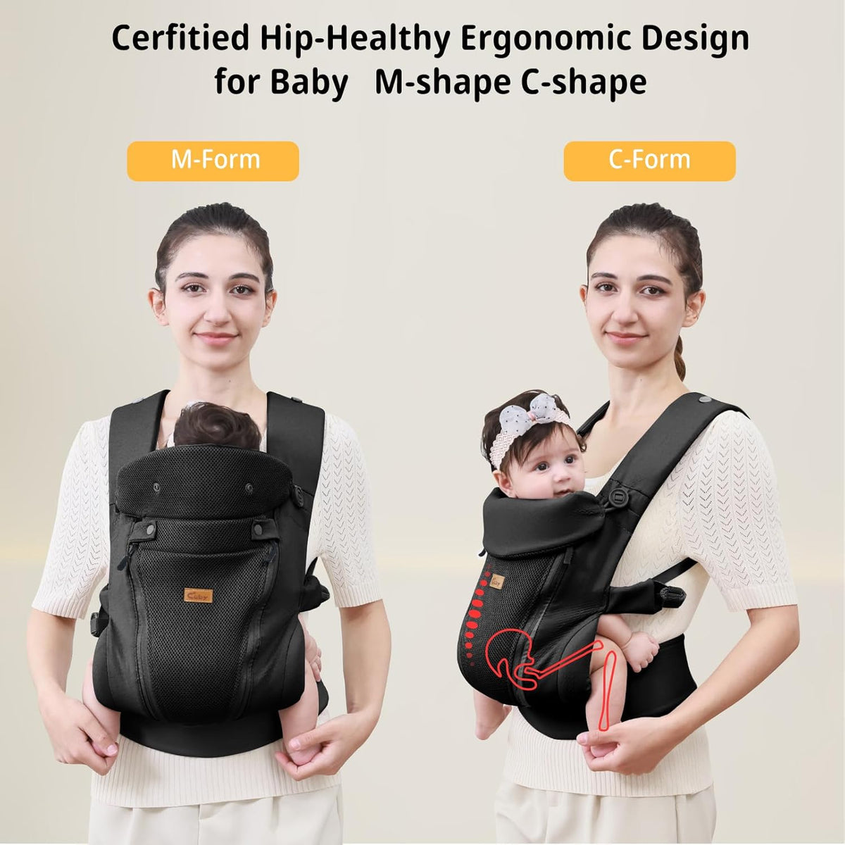 CUBY Baby Carrier Newborn to Toddler