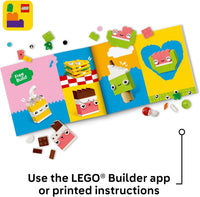 LEGO Classic Creative Food Friends Building Blocks Set, Kids Construction Toy for 4+ Year Old Boys and Girls, incl. Assorted Bricks to Build a Cupcake, Ice Cream & More, Kitchen Food Playset 11039