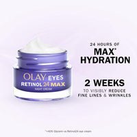 Olay Retinol 24 MAX Eye Cream with 40% More Retinol Complex, Olays Strongest Retinoid Complex 15ml