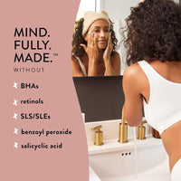The Honest Company Honest Mama's Gotta Glow Face and Body Wash | Pregnancy-Safe Clarifying + Exfoliating AHA Cleanser | 8 fl oz