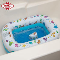 Mommy's Helper | Inflatable Under The Sea Baby Bathtub, Portable Bathtub Recommended Months 6 to 24
