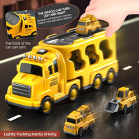 5 in 1 Construction Trucks Cars Toys for Toddlers 3-5