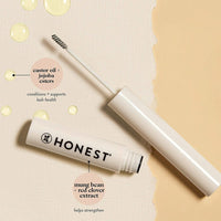 Honest Beauty Honestly Healthy Brow Gel for Fuller Looking Brows | Soft Black, 0.05 fl oz