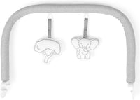 Baby Delight Highland Baby Bouncer | Infant | 0 – 6 Months | 3-Position Recline | Pebble Grey