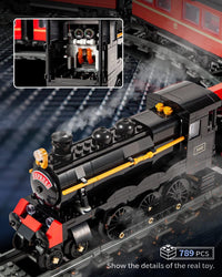 dOvOb GWR Classic Steam Train Building Kit with Train Track, Collectible Steam Locomotive Engineering Toys Set for Kids and Adult (789 PCS)