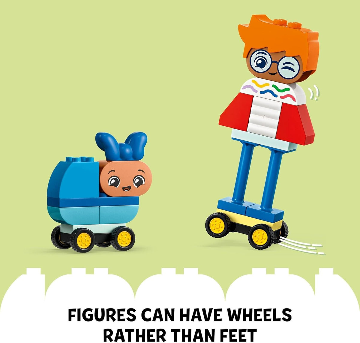 LEGO DUPLO Town Buildable People with Big Emotions 10423 Building Toy for Ages 3 and Over