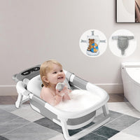 STEUGO Baby Bath Tub for Newborn (Grey)