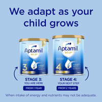 Aptamil Gold+ 3 Premium Toddler Milk Drink, From 1 Year, 900g
