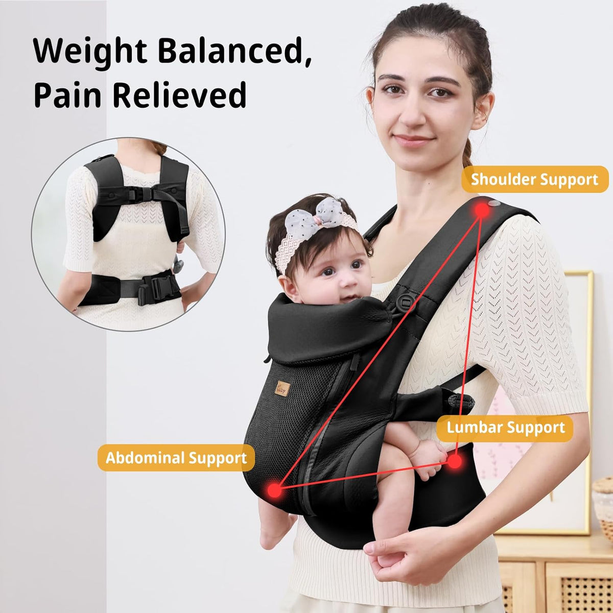 CUBY Baby Carrier Newborn to Toddler