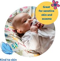 Cheeky Wipes - 25 Washable Bamboo Terry Cloth Wipes, 15x15cm Reusable Grey Pack, Perfect for Baby's Hands and Face, Absorbent, Super Soft and Naturally Anti-Bacterial | Eco Friendly