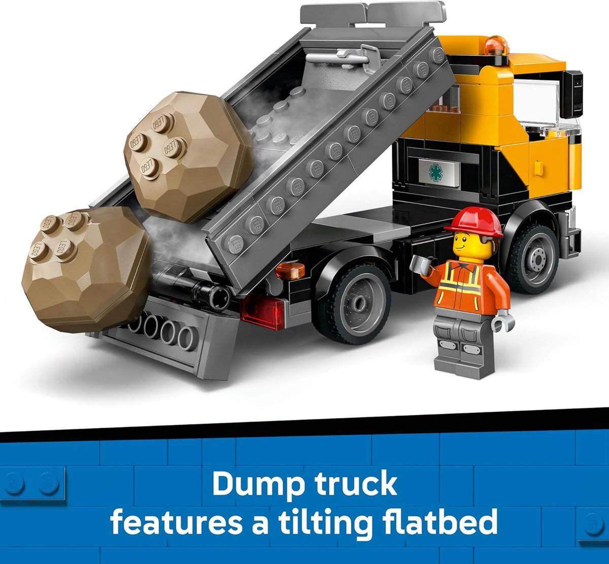LEGO® City Heavy-Duty Recovery Tow Truck with Crane for Ages 8 and up