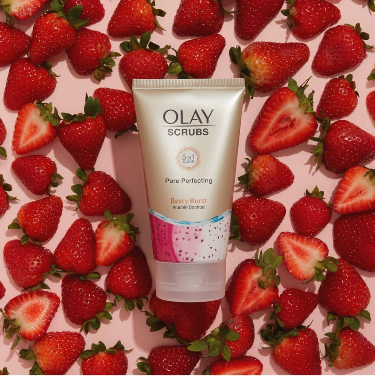 Olay Scrubben Pores Perfecting Exfoliating Cleanser Berry Burst - 150ml