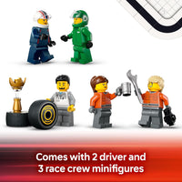 LEGO City F1 Truck with RB20 & AMR24 F1 Cars, Kids Toy for 8+ Year Old Boys & Girls