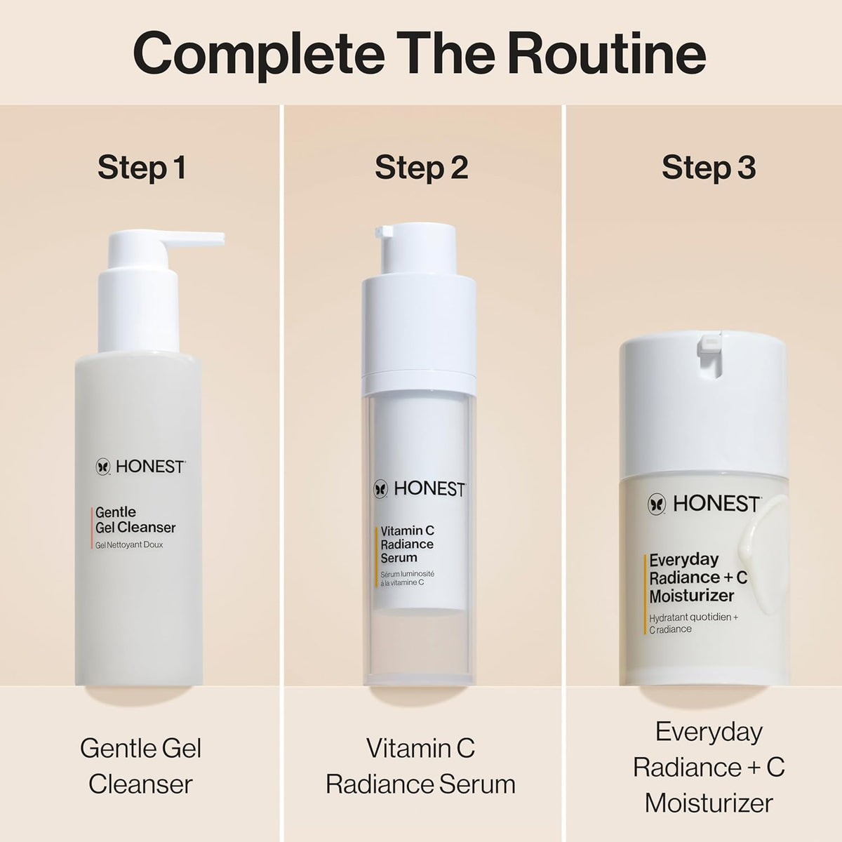 Honest Beauty Vitamin C Radiance Brightening Serum | Improves Skin Tone + Complexion | Vitamin C, Pearl, Hyaluronic Acid | EWG Verified + Cruelty Free | 1 fl oz