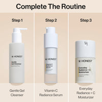 Honest Beauty Vitamin C Radiance Brightening Serum | Improves Skin Tone + Complexion | Vitamin C, Pearl, Hyaluronic Acid | EWG Verified + Cruelty Free | 1 fl oz