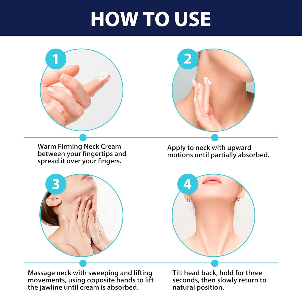 HSBCC Neck Cream for Tightening and Firming: Acetyl Hexapeptide-8 Retinol Shea Butter Niacinamide - Smoothes Wrinkles Skin Tighten and Lift Neck Cream (60ml)