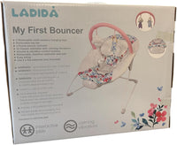 LADIDA My First Baby Bouncer with Soothing Music and Vibration