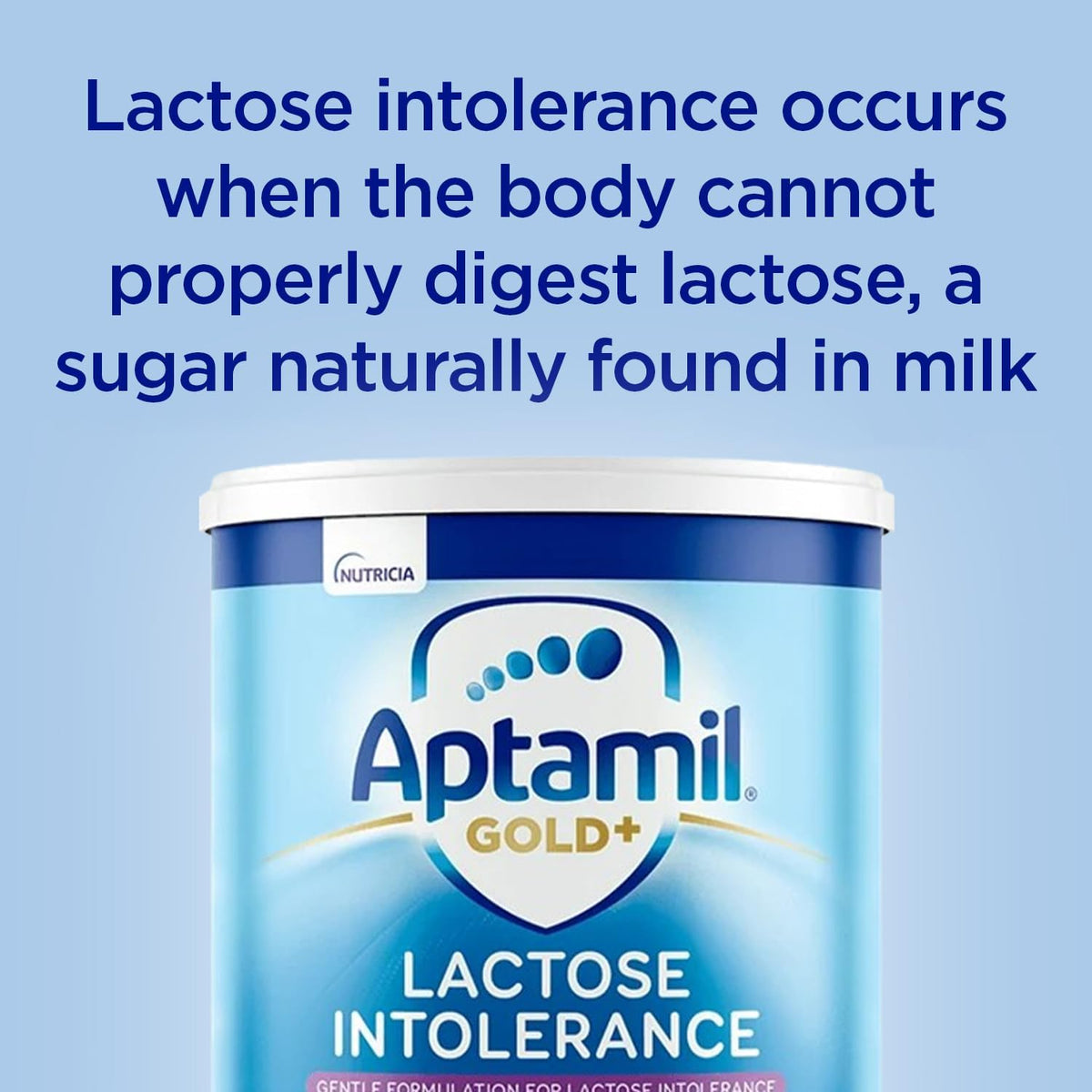 Aptamil Gold+ Lactose Intolerance Baby Infant Formula, From Birth to 12 Months, 900g