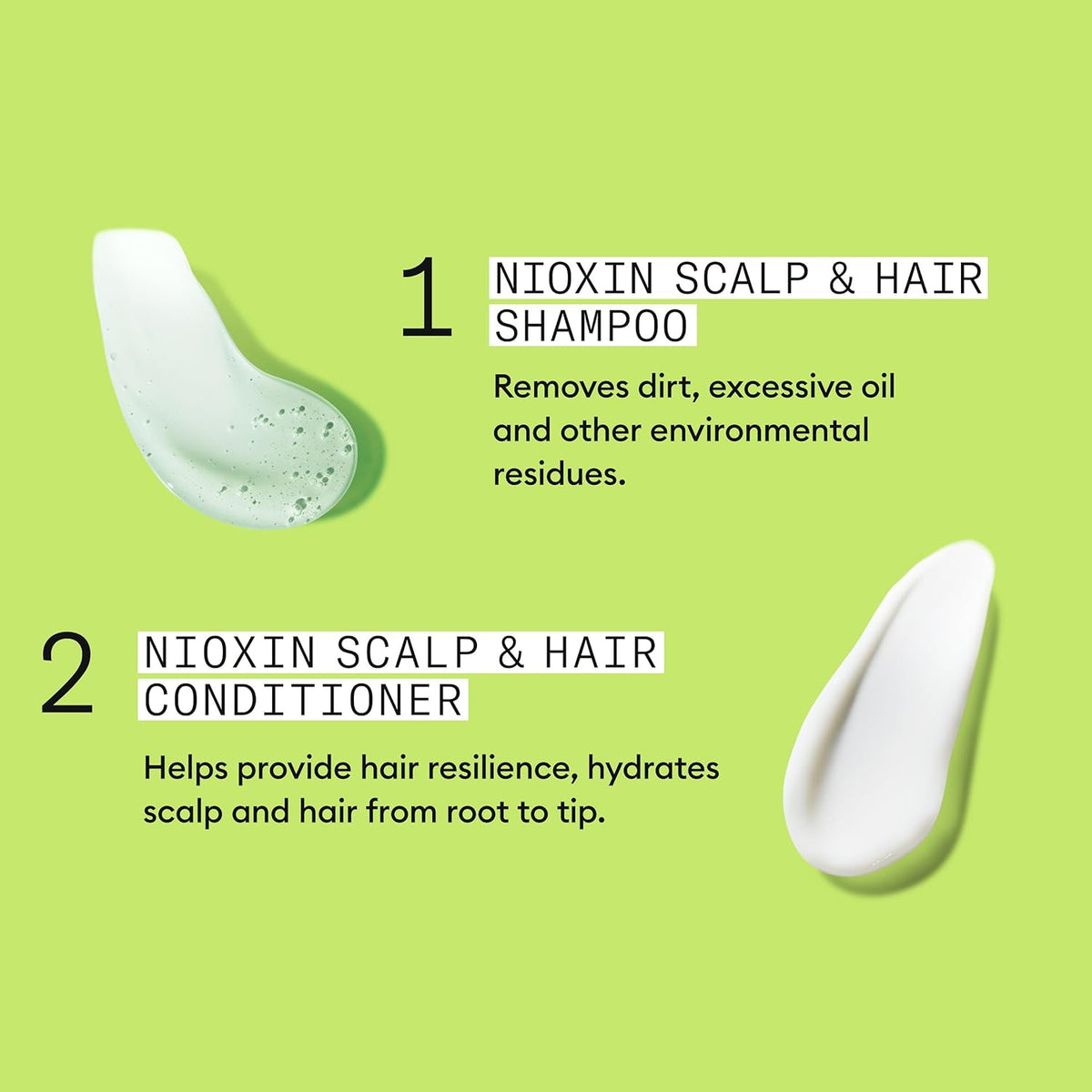 Nioxin Shampoo & Conditioner Liter Duo Sets | Prepacks with Pumps Included | Systems 1-4 | For Natural, Colored, & Damaged Hair with Light to Progressed Thinning | Strengthen & Boost Hair Density