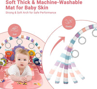 Baby Play Mat Baby Gym,Funny Play Piano Tummy Time Baby Activity Gym Mat