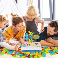 Creative Mosaic Drill Set for Kids, Creative Drilling Toy with Screwdriver Tool Playset, 3+