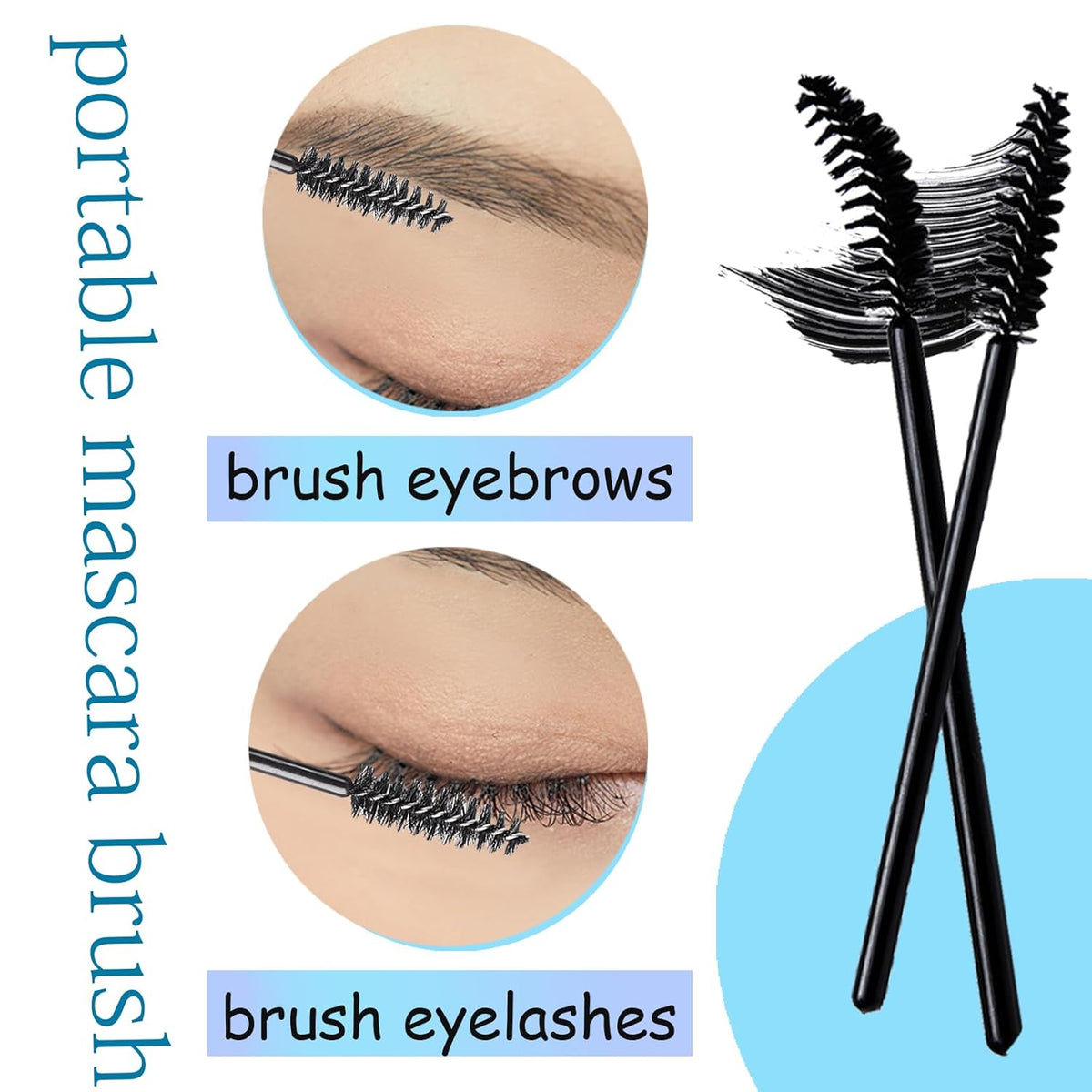Mascara for Older Women 60 Plus Sensitive Eyes (2pcs)