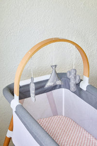 BeBe Care Baby Zuri Bassinet, Natural