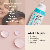Paula's Choice BOOST Hyaluronic Acid Booster with Ceramides for Lightweight Deep Hydration, Concentrated Serum, 15 ml Bottle