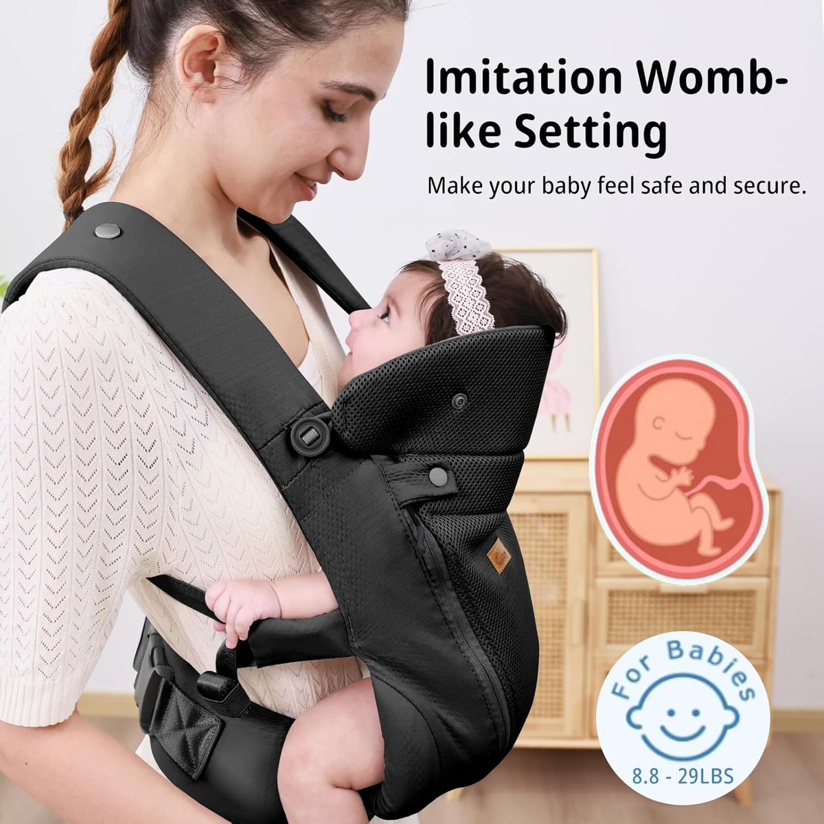 CUBY Baby Carrier Newborn to Toddler