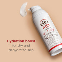 EltaMD UV Daily SPF 40 Face Sunscreen Moisturizer with Zinc Oxide, Daily Face Moisturizer with SPF, Sunscreen, For Dry Skin 1.7 oz Pump (Pack of 2)