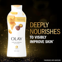 Olay Body Wash Ultra Rich Moisture for Women, Deeply Nourishes, Vitamin B3 Complex, Clinically Proven, Shea Butter Scent, 22 fl oz (Pack of 4)