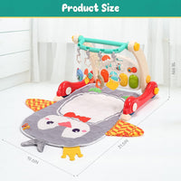 CUTE STONE Baby Gym Play Mat & Baby Learning Walker